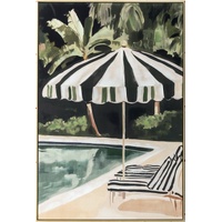 Pool In The Forest Framed Artwork B 120cm