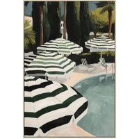 eWholesale Chateau Pool Framed Artwork 120cm