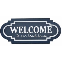 eWholesale Welcome to Our Beach House Sign 48x20cm