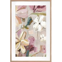 eWholesale Mimi Floral Framed Wall Art Glass Front 80x120cm