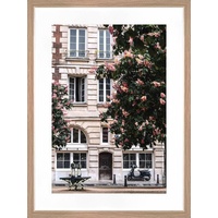 Peaceful Parisian Artwork Framed W Glass Front 60x80cm