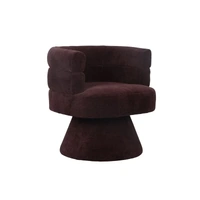Elliot Swivel Chair - Burgundy