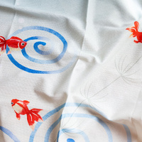 Noren Door Curtain Short 90cm Goldfish