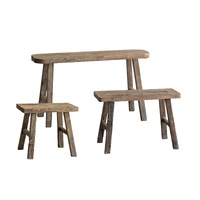eWholesale Vintage Outdoor Kusina Bench 45cm Set 3
