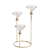 eWholesale Diamond Shape Tealight Candle Holder 25cm