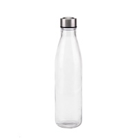 eWholesale Bulk 12 Clear Glass Water Bottles 1L 8x31cm