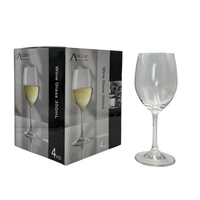 bulk 6 Clear Wine Glass in Gift Pack 350ml