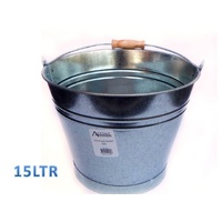 eWholesale Bulk 6 Galvanised Bucket with Handle 15L 33cm