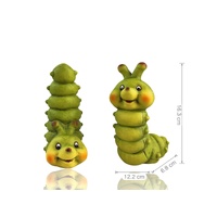 eWholesale Set 2 Terracotta Caterpillar Ornament 16cm