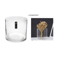eWholesale Bulk 6 Glass Cylinder Vase 20cm Wedding