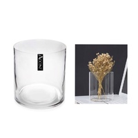 eWholesale Bulk 6 Glass Cylinder Decorative Vase 25cm