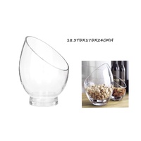 eWholesale Bulk 6 Glass Angle Top Vase 24cm