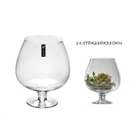 eWholesale Bulk 2 Glass Brandy Balloon Vase 31cm