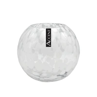 bulk 6 White Speckle Rose Bowl 16cm