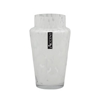 eWholesale Bulk 6 White Speckle Tapered Vase 21cm