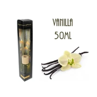 bulk 24 Scented Oil Diffuser Vanilla 50ml 8 Rattan Sticks