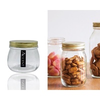 eWholesale Glass Jar Screw Lid 470ml Canister 10cm x24