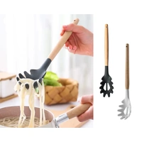 Bulk 24 Accent Silicone Pasta Server 32x6.5cm 2 Asst