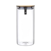 eWholesale Bulk 12 Glass Jars Gold Metal Lid 10x25cm
