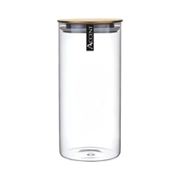bulk 12 Glass Jar w/ Gold Metal Lid 25cm