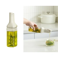 Bulk 12 Glass Oil Dispenser W Auto Flip 350ml