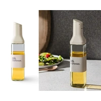 Bulk 12 Glass Oil Dispenser W Auto Flip 500ml