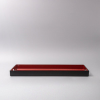 eWholesale Rectangular Lacquerware Tray 42cm Red