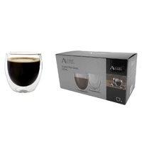 eWholesale Double Wall Glass Coffee Mug 250ml 12 Pack