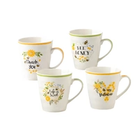 Bulk 24 All About Bee Mug New Bone China 340ml Asst Des