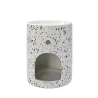 eWholesale Terrazzo Ceramic Oil Burner 12cm Bulk 24