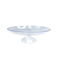 bulk 24 Clear Acrylic Cake Stand 26cm