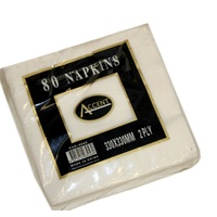 eWholesale Bulk 3840 White 2ply Lunch Napkins 33cm