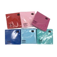 bulk 24 Coloured Napkin 2ply Assort 33cm