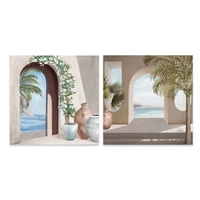Set 2 Palm House Wall Art 60cm