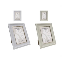 Set 2 Photo Frame Sara '4x6in' Assort 15cm