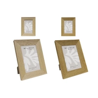 Set 2 Photo Frame Oak '4x6in' 15cm
