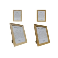 Set 2 Photo Frame Oak 'A4 Size' 21x29cm