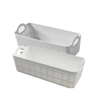 eWholesale Bulk 24 Rectangular Storage Baskets w Handle 26cm
