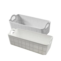 bulk 24 Rect Storage Basket w/ Handle 26cm