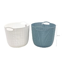 eWholesale Bulk 8 Round Storage Baskets w Handle 40cm