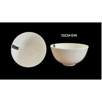 bulk 24 White Fine Bone China Bowl 6in