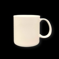 eWholesale Bulk 24 White Bone China Straight Mugs 400ml