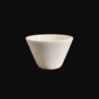 eWholesale Bulk 24 White Fine Bone China V-Shape Bowls 11cm