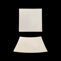 bulk 24 White New Bone China Square Side Plate 9in 22cm