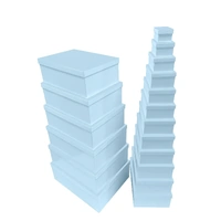 Bulk 2 Soft Blue Gift Box 43x34x16cm Set Of 18