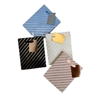 bulk 24 Small Foil Stripe Gift Bag 4 14cm