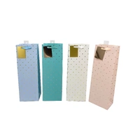 bulk 24 Foil Dot Bottle Gift Bag Assorted 36cm