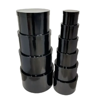 bulk 2 Round Gift Box Set 10 Sizes Black