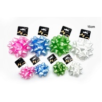 eWholesale Bulk 24 Satin Gift Bows 15cm Assorted Colours
