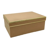 Bulk 2 Foiled Rim Kraft Gift Box Set 18 43x34x16cm